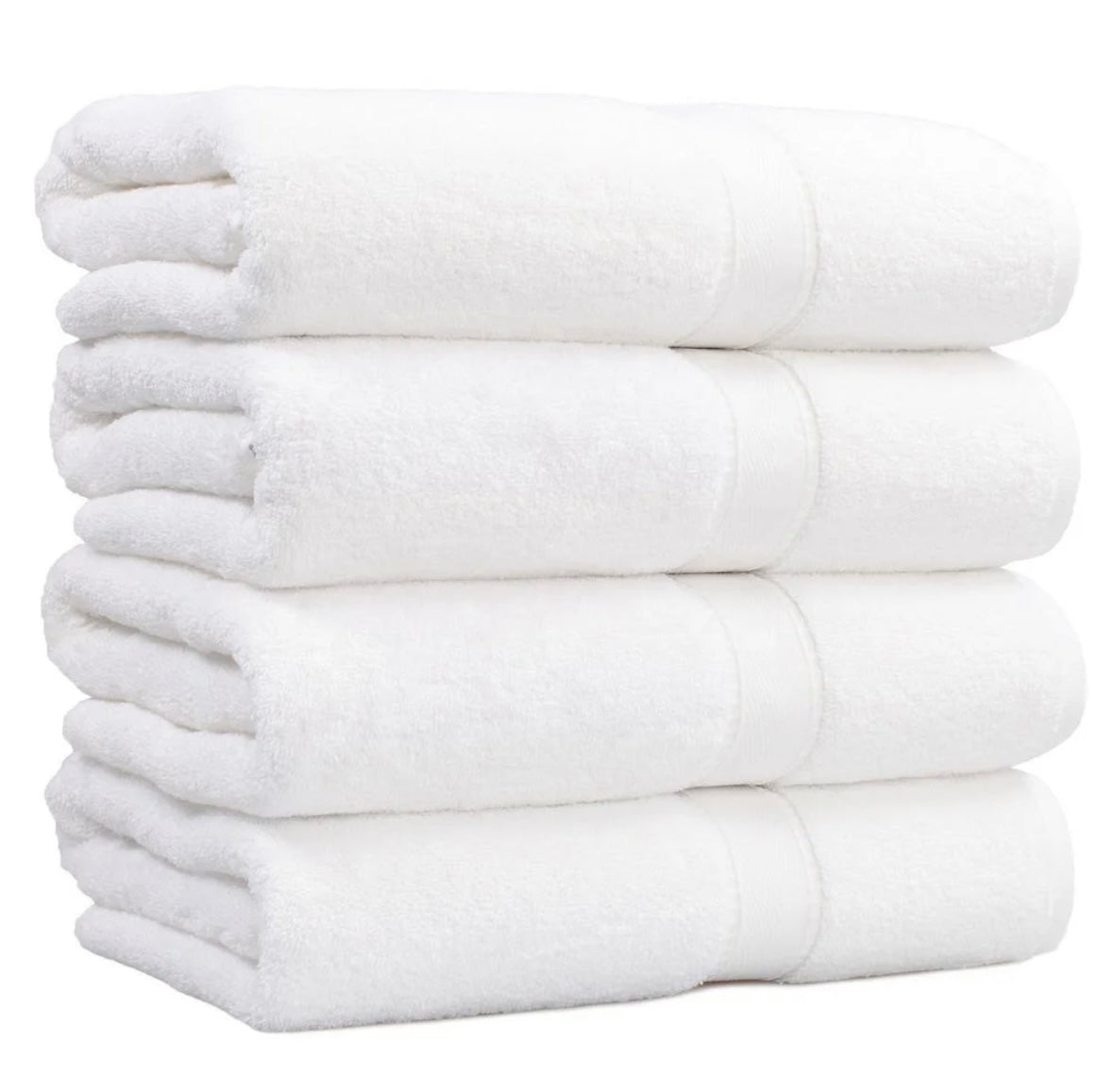 100% Cotton Bath Towels 4 Pack