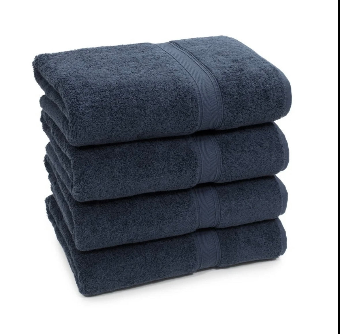 100% Cotton Bath Towels 4 Pack