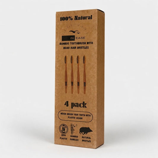 100% Natural Toothbrush 4-Pack